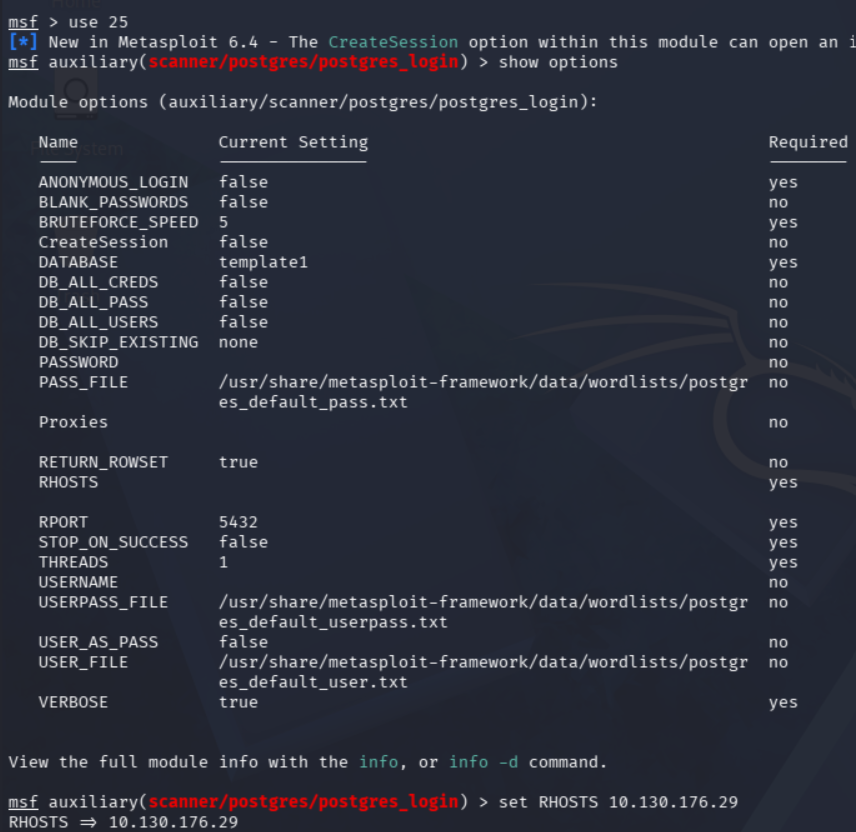 Opciones de postgres_login